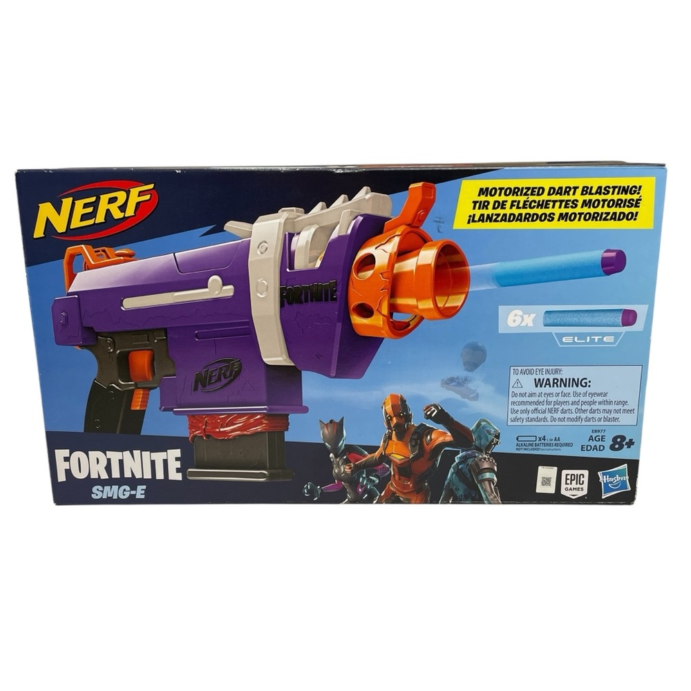 Nerf Fortnite SMG-E Dart Blaster NEW